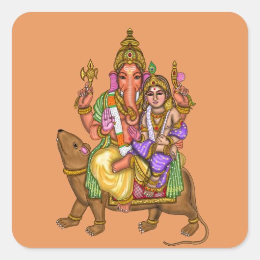 Autocollant Seigneur Ganesha (Devant)