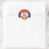 Autocollant Serbie (Sac)