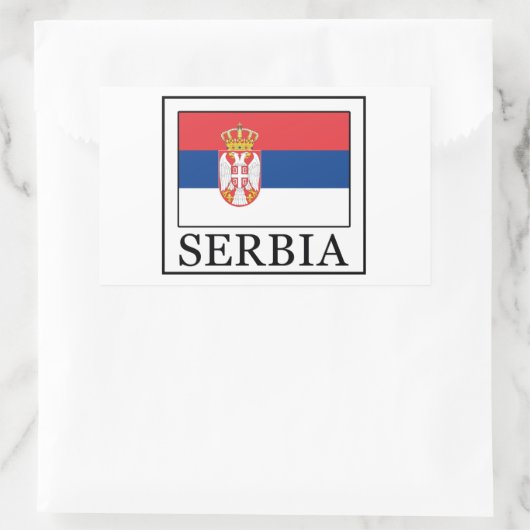 Autocollant Serbie (Sac)