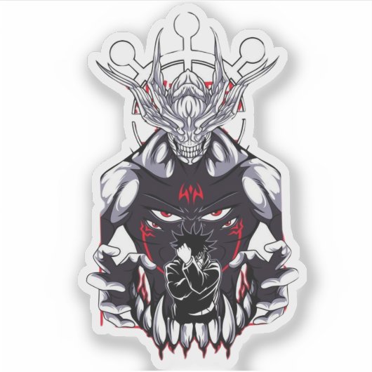 🌑 Autocollant Shadow Summoner – Vinyle Inspiré de (Devant)