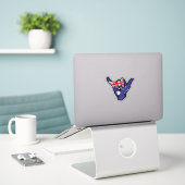 Autocollant Shaka Main Drapeau Australien Good Vib (Ordinateur portable sur le bureau)