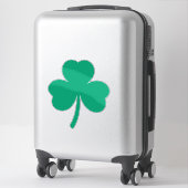 Autocollant Shamrock irlandais (Sur valise)
