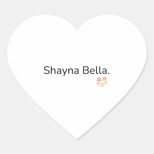 Autocollant Shayna Bella (Devant)