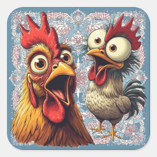 Autocollant « Show Glam » Cheesy Chickens (Devant)