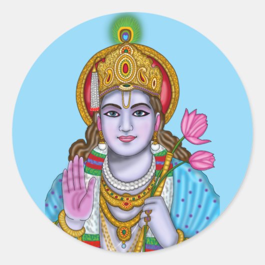 Autocollant Shree Krishna (Devant)
