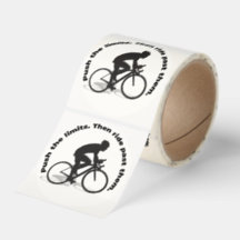 Autocollant Silhouette Cycliste – Autocollant pour