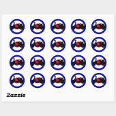 Autocollant Silhouette pour scooter cible Mod (Feuille)