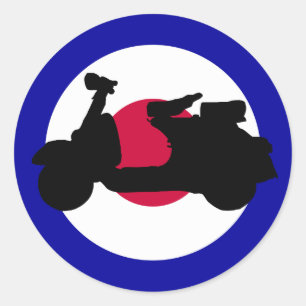Autocollant Silhouette pour scooter cible Mod