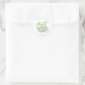 Autocollant Simple Bébé | bonjour petit(e)  (Sac)