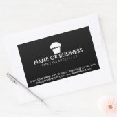 autocollant simple carte de visite de cupcake (Enveloppe)