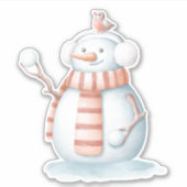 Autocollant Snowman (Devant)