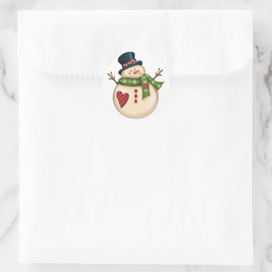 Autocollant Snowman exclusif (Sac)