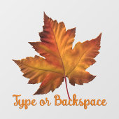 Autocollant souvenir Canada sur mesure en feuille (Feuille)