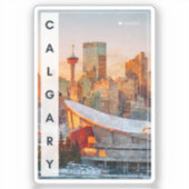 Autocollant Souvenir de Calgary (Recto)