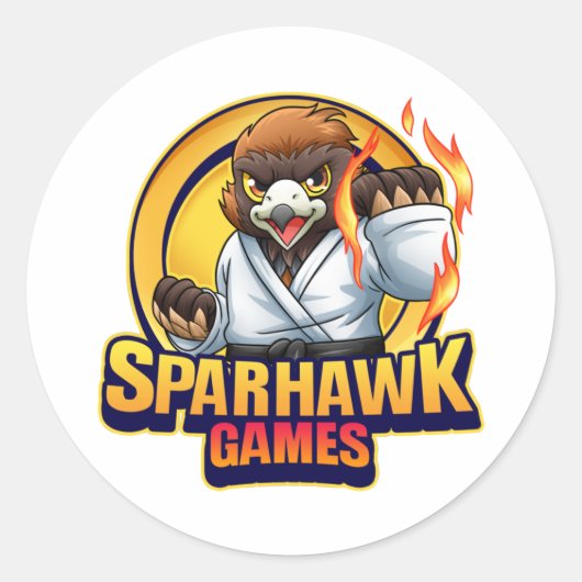 Autocollant SparhawkGames (Devant)