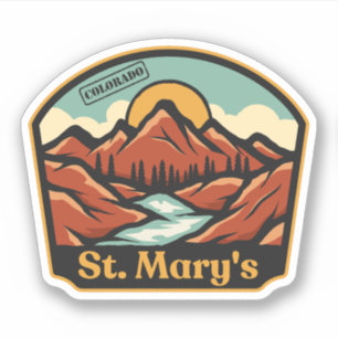 Autocollant St. Mary's, Colorado