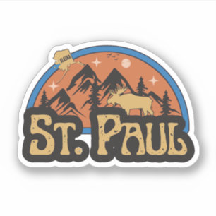 Autocollant St. Paul, Alaska