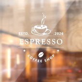 Autocollant statique de vitrine décalcomanie clair (Feuille 2)