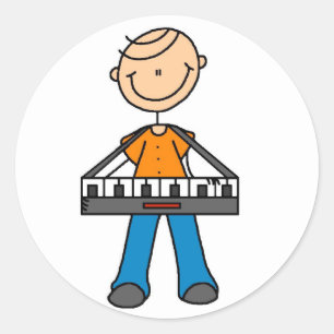 Autocollant Stickers Joueur de Clavier