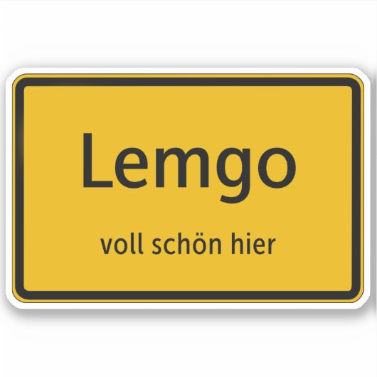 Autocollant Stickers Lemgo (Devant)