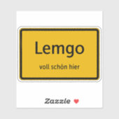 Autocollant Stickers Lemgo (Feuille)