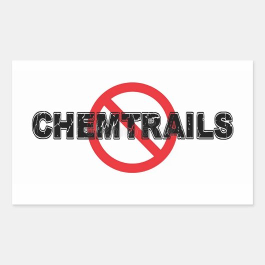 Autocollant Stop Chemtrails (Devant)