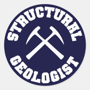 Autocollant structurel de géologue