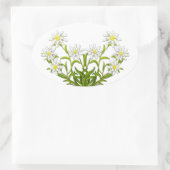 Autocollant suisse Edelweiss Flowers (Sac)