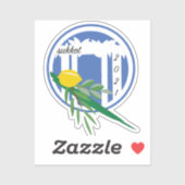 Autocollant Sukkot 2021 (Feuille)