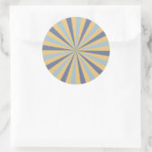 Autocollant Sunburst Retro (Sac)