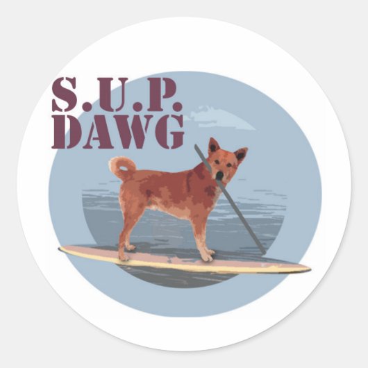Autocollant SUP Dawg (Devant)