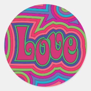 Autocollant super d'amour