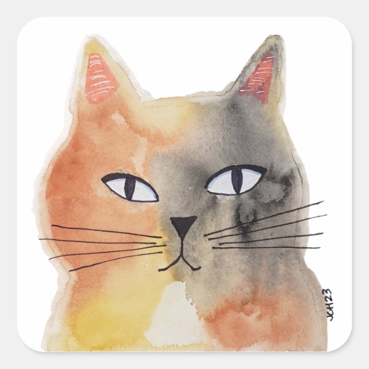 Autocollant super d'aquarelle (Devant)