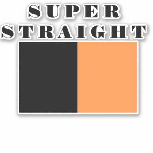 autocollant super droit (Devant)