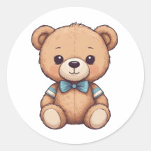 autocollant super mignon adorable ours en peluche