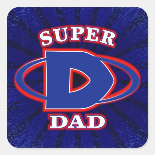 Autocollant Super Papa (Devant)
