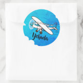 Autocollant supérieur de l'avion (Sac)