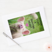 Autocollant sur les droits des animaux. (Enveloppe)