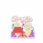 Autocollant sur mesure Stayin'Alive-Scoby-SNF-Viny (Devant)