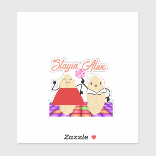 Autocollant sur mesure Stayin'Alive-Scoby-SNF-Viny (Feuille)