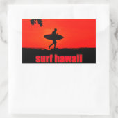 Autocollant surf hawaï (Sac)