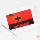 Autocollant surf hawaï (Enveloppe)