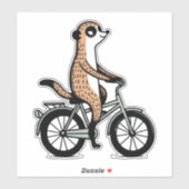 Autocollant suricate (Feuille)