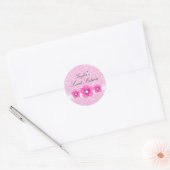 Autocollant Sweet16 Fleur Rose (Enveloppe)
