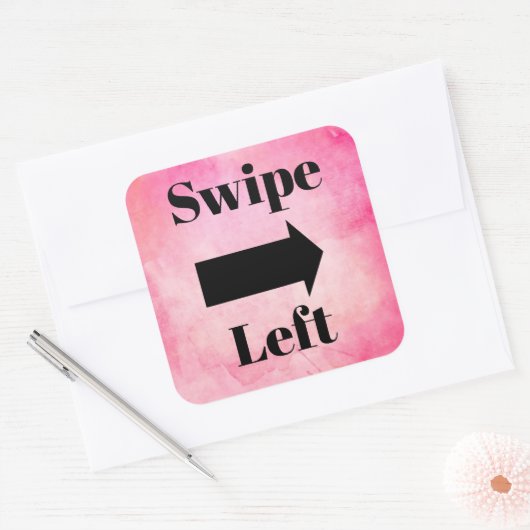 Autocollant Swipe gauche (Enveloppe)