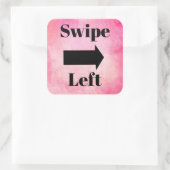 Autocollant Swipe gauche (Sac)
