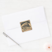 Autocollant Tampon Billet Polar Express (Enveloppe)