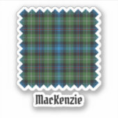 Autocollant tartan Clan MacKenzie (Devant)