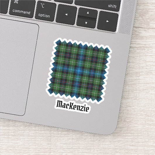 Autocollant tartan Clan MacKenzie (Détail)