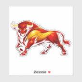 Autocollant taureau Espagne (Feuille)